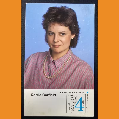Corrie Corfield BBC Radio 4 photocard