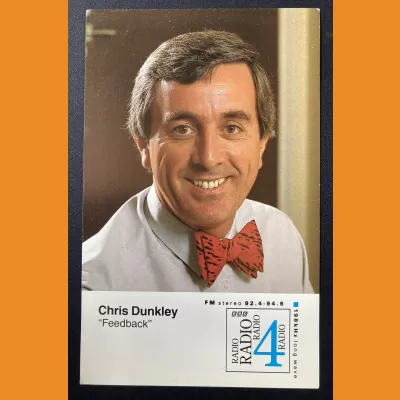Chris Dunkley BBC Radio 4 photocard