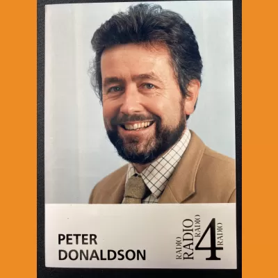 Peter Donaldson BBC Radio 4 photocard