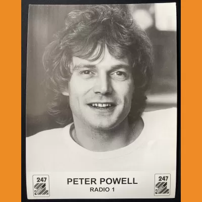 Peter Powell BBC Radio 1 promo photo 1977