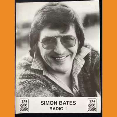 Simon Bates BBC Radio 1 promo photo 1977