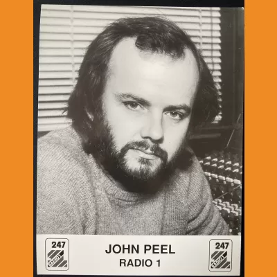 John Peel BBC Radio 1 promo photo 1977
