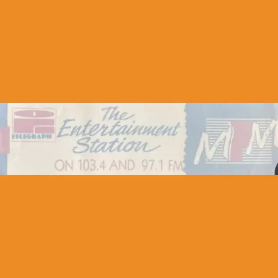 MFM - The Entertainment Station car sticker