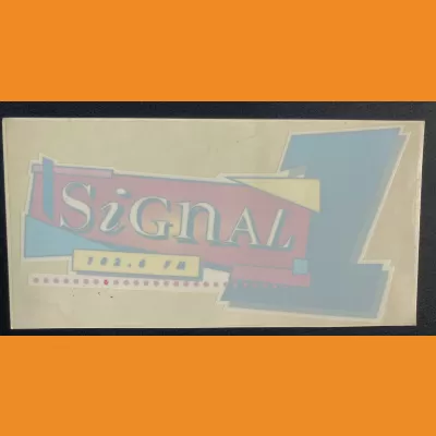 Signal 1 car sticker mid-1990s
