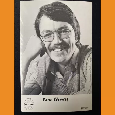 Len Groat Radio Trent photocard
