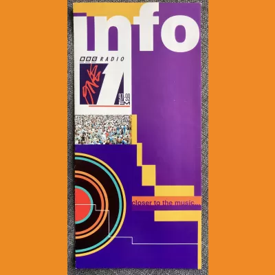 BBC Radio 1 - Closer to the Music info leaflet (1992)