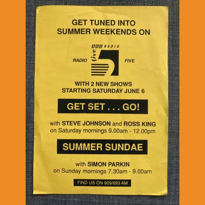 BBC Radio Five leaflet 1992