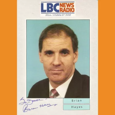 Brian Hayes LBC photocard