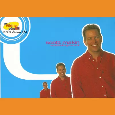 Scott Makin Viking FM photocard