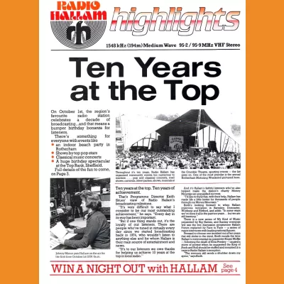 Radio Hallam 10 Tears At The Top