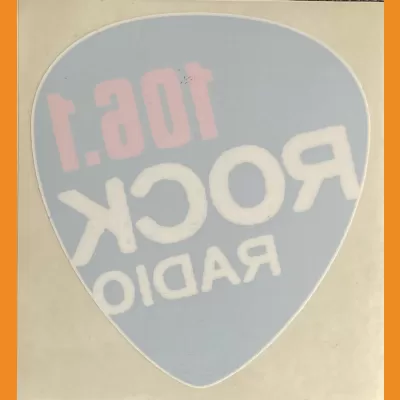 106.1 Rock Radio window sticker