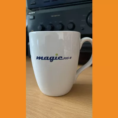 Magic 105.4 mug - Magic's Brighter Breakfast with Foxy & Verity