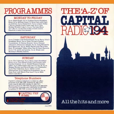 The A to Z of Capital leaflet