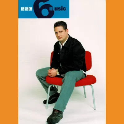 Chris Hawkins BBC 6 Music photocard - 2000s