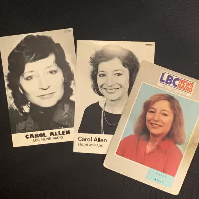 Carol Allen LBC photocards