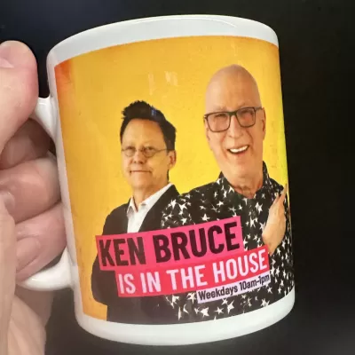 Greatest Hits Radio mug. 2020s.