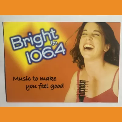 Bright 106.4 promotional leaflet. Early 2000s.