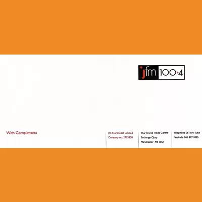 JFM 100.4 North West Compliments Slip 1994