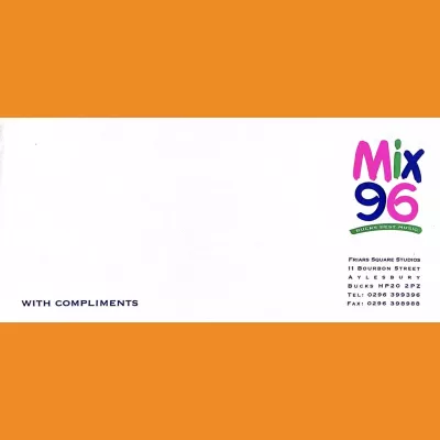 Mix 96 Compliments Slip 1990s
