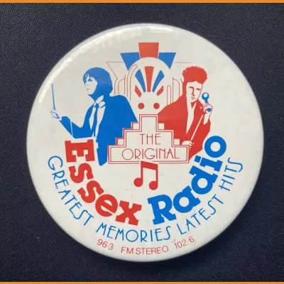 Essex Radio “greatest memories latest hits” badge