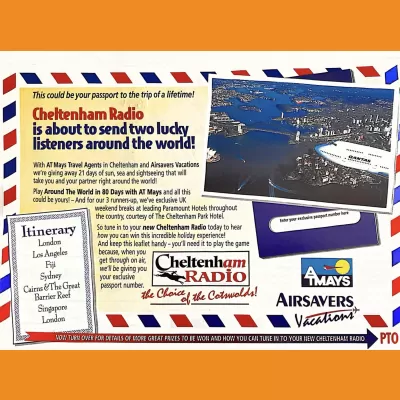 Cheltenham Radio Launch Promotional Leaflet January 1996