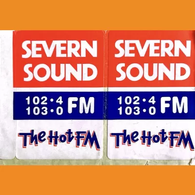 Severn Sound The Hot FM Stickers 1990s