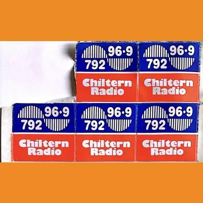 Chiltern Radio Stickers 1980s