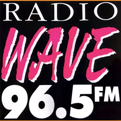 Radio Wave Car Sticker 1990s