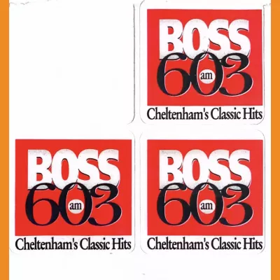 BOSS 603 Sticker 1990s