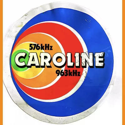 Radio Caroline Car Sticker 1980s