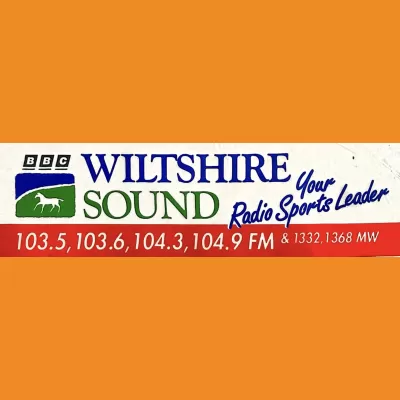 BBC Wiltshire Sound Sport Car Sticker 1990s