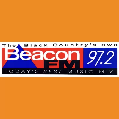 Beacon FM 97.2 Car Sticker 1990s