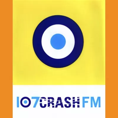 107 Crash FM Car Sticker 1998