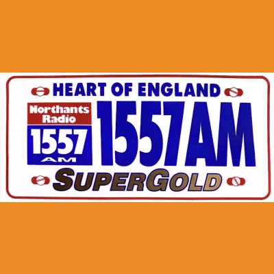 Northants Radio Supergold Placename Car Sticker 1990s