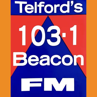 Beacon FM Telford Car Sticker 1990s