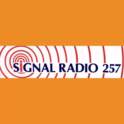 Signal Radio 257 Car Sticker 1980s