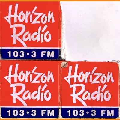 Horizon Radio Stickers 1990s