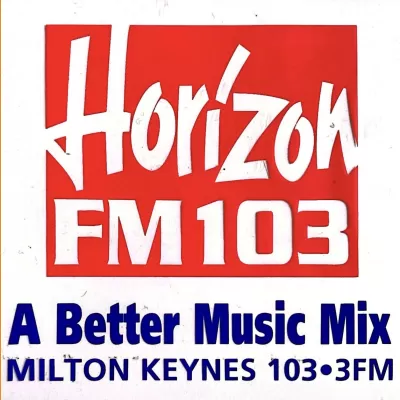 FM103 Horizon Car Sticker 1990s