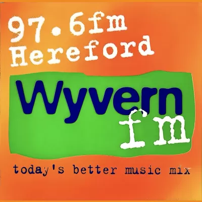 Wyvern FM Hereford Car Sticker 1990s