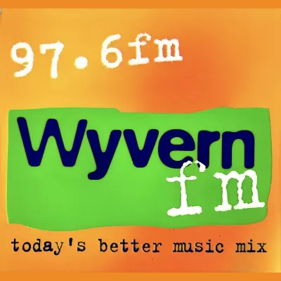 Wyvern FM 97.6 Car Sticker 1990s