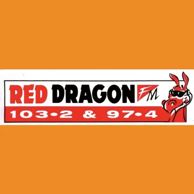 Red Dragon FM Car Sticker 1996