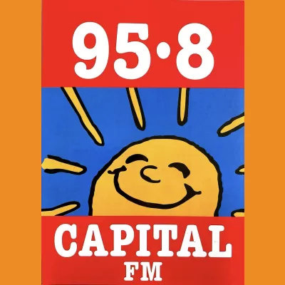Capital FM Car Sticker 1990s