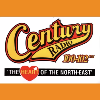 Century Radio North East Car Sticker 1990s