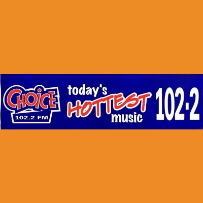 Choice 102.2 Car Sticker 1990s