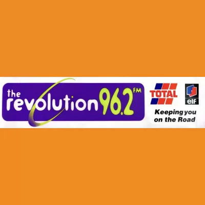 96.2 The Revolution / Total / Elf Car Sticker Promotion 2000