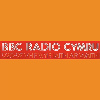 BBC Radio Cymru Car Sticker 1980s