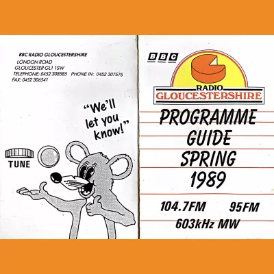 BBC Radio Gloucestershire Mini Programme Schedule Spring 1989