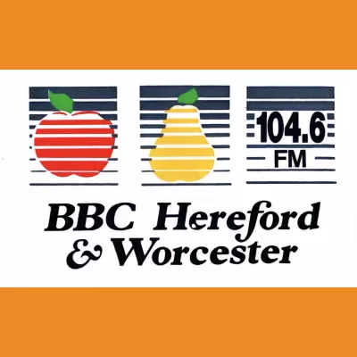 BBC Hereford & Worcester 104.6 Car Sticker 1990
