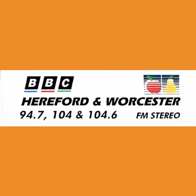 BBC Hereford & Worcester Car Stickers 1990s