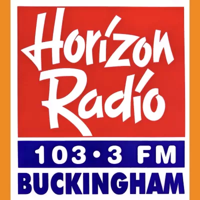 Horizon Radio Placename Car Sticker 1990s
